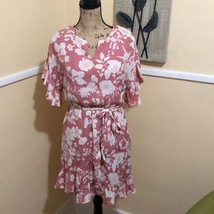 Size 4 luxology dress pink and white